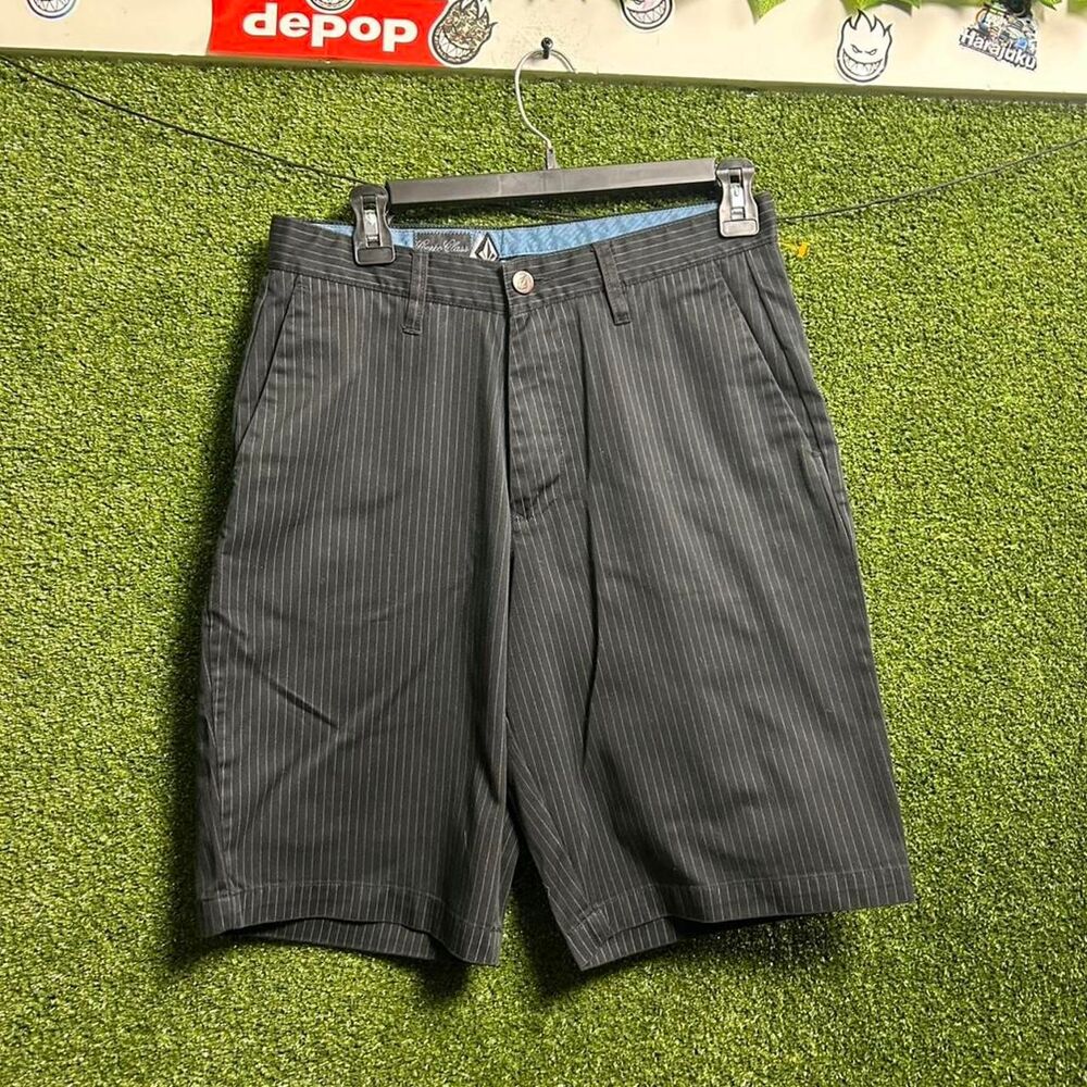 Volcom Men's Black and Navy Shorts